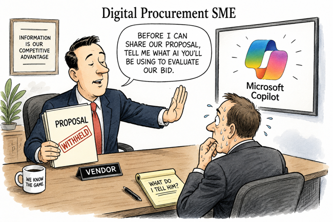 Vendor asking a customer which AI tool is being used to evaluate their proposal